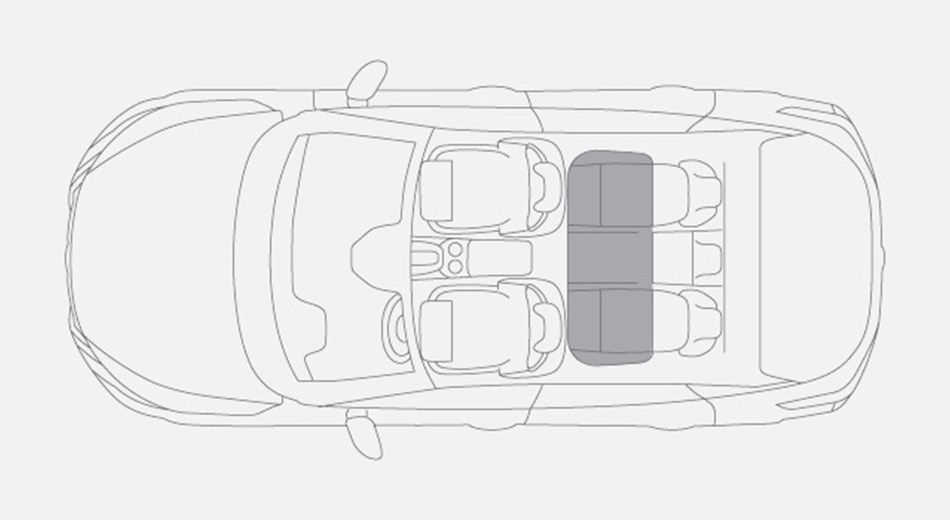 Improved Rear Knee Room-Vehicle Feature Image
